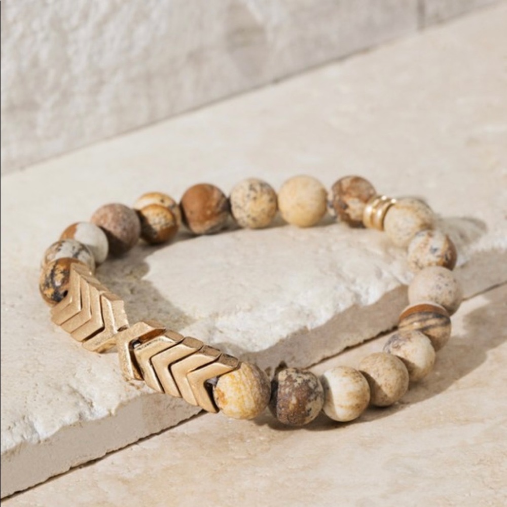 Picture Jasper crystal bracelet